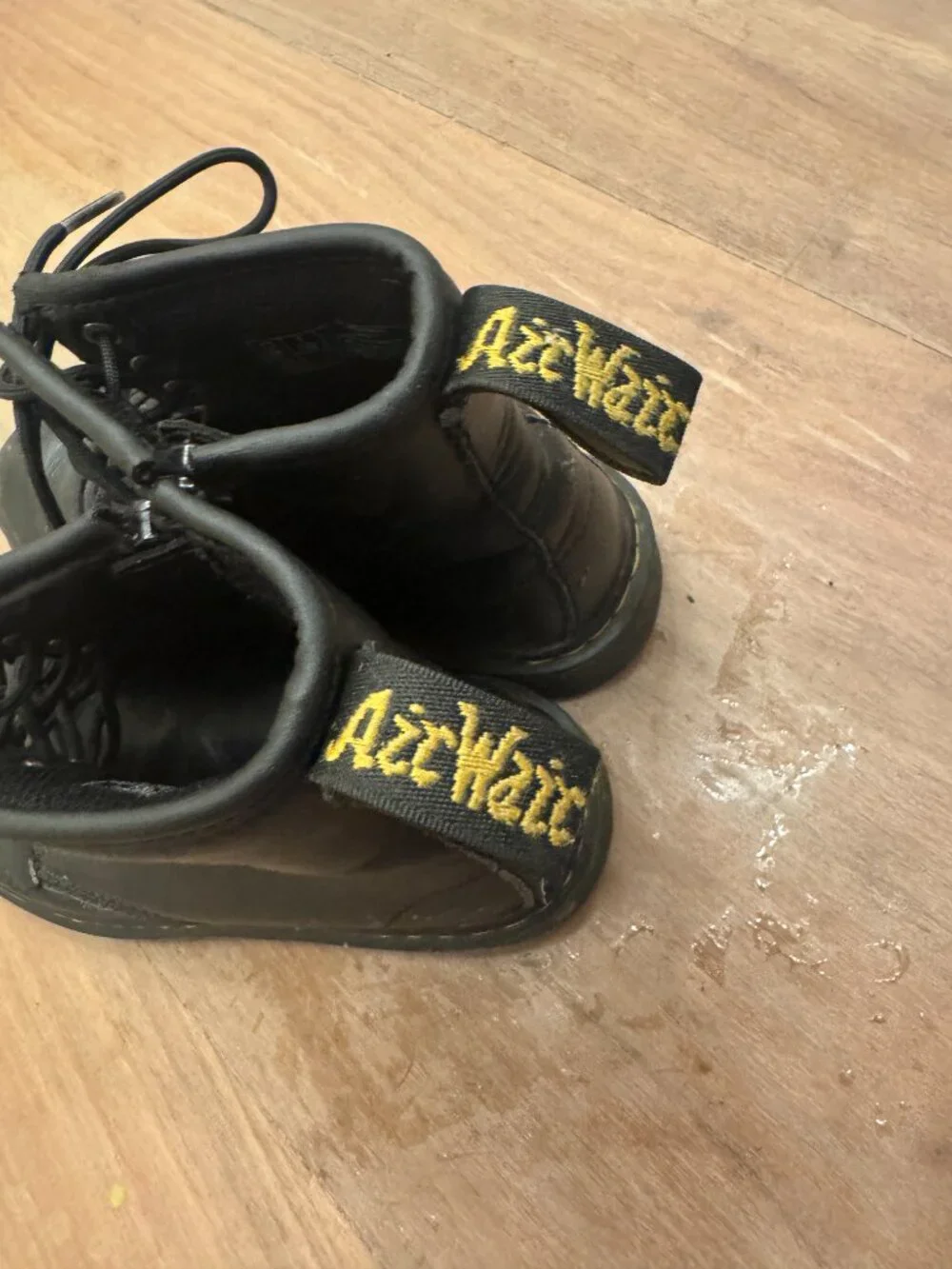 Dr. Martens 1460 Lace-Up Boot Black Leather 8-Eye Youth 1
